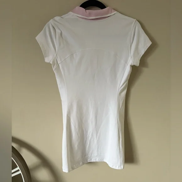 Lululemon Athletica Court Crush‎ White pink Tennis Skort Athletic Dress Size 4S - Picture 7 of 7
